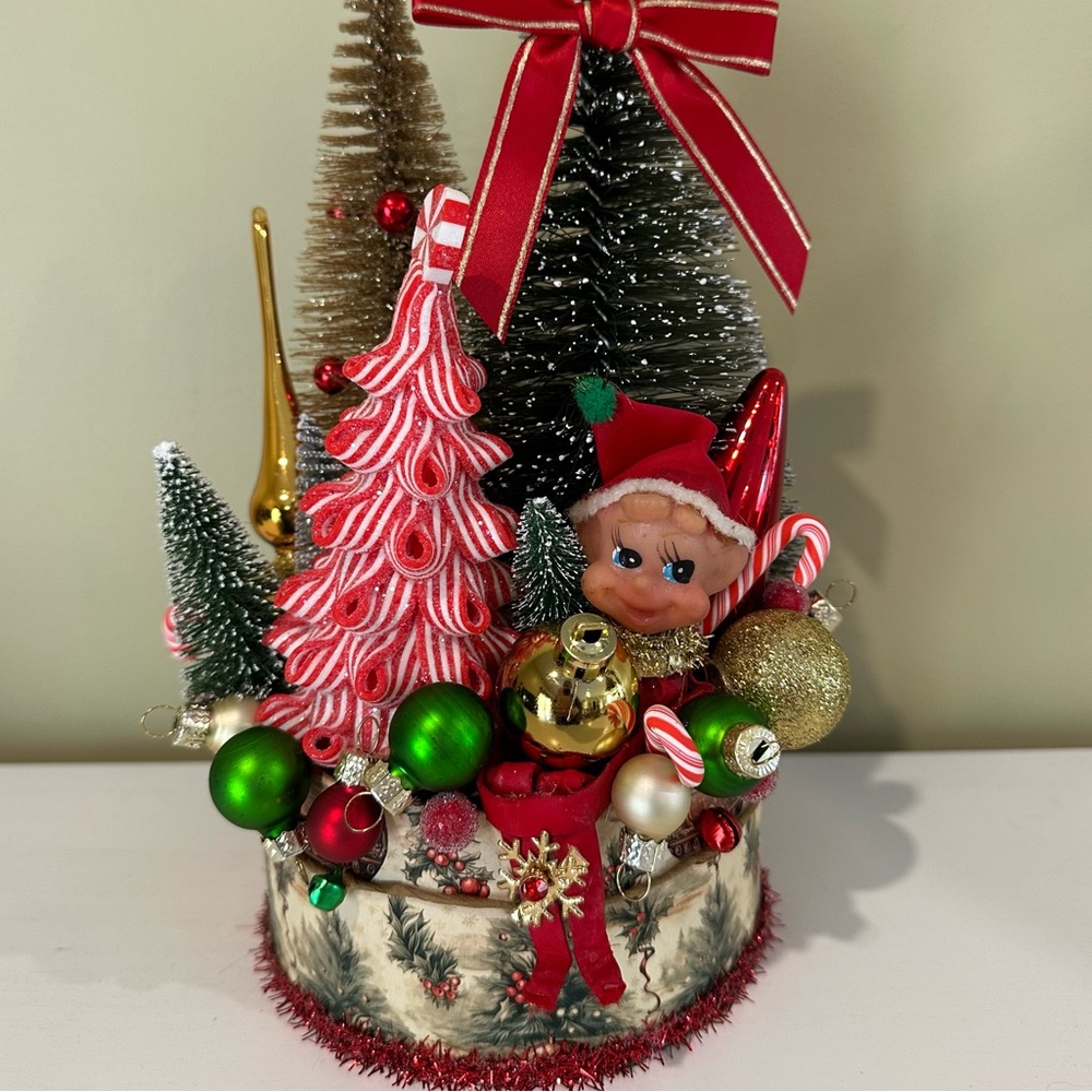 Vintage Inspired Christmas Elf Assembly